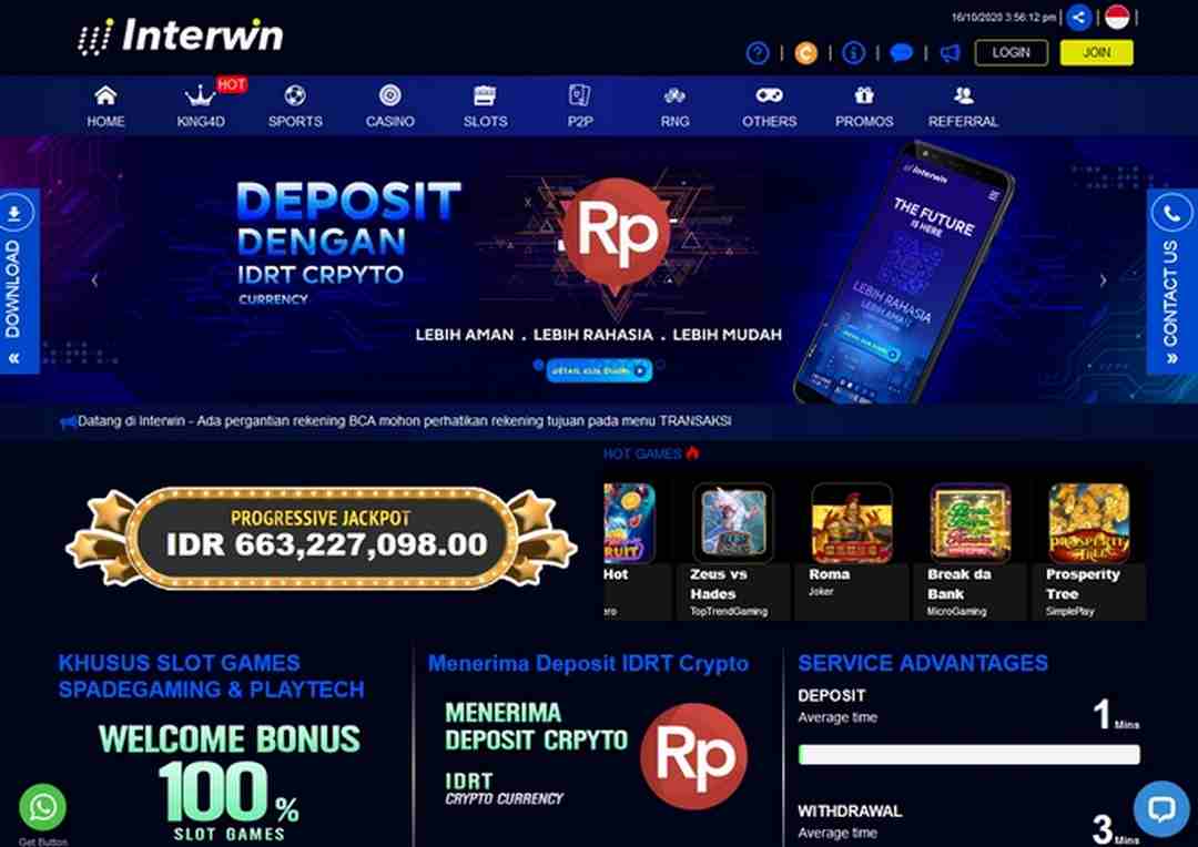 Đừng ngần ngại đánh cược tại Interwinvn để nhận thêm tiền thưởng