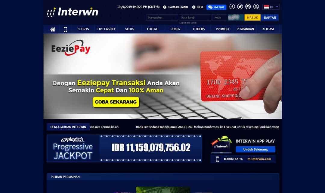 Interwinvn và các phương thức thanh toán tiện lợi nhất