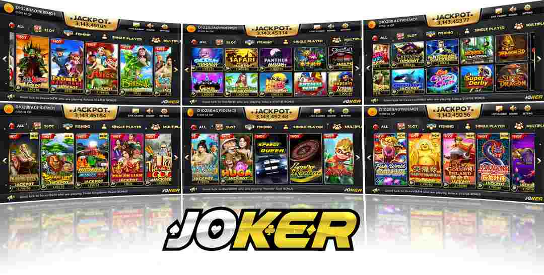 Danh sách trò chơi đa dạng tại Joker123