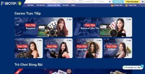 Phần mềm SBOTOP casino và các tùy chọn cá cược thể thao